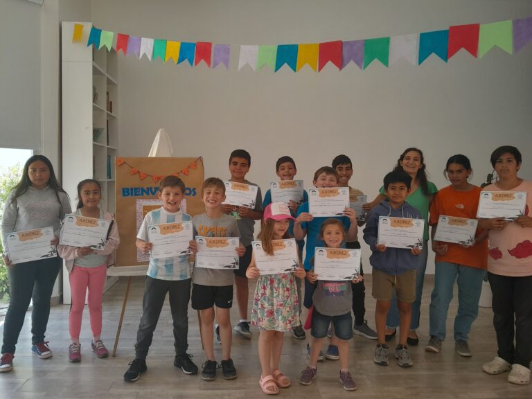 Cierre del taller de Ajedrez en la Biblio
