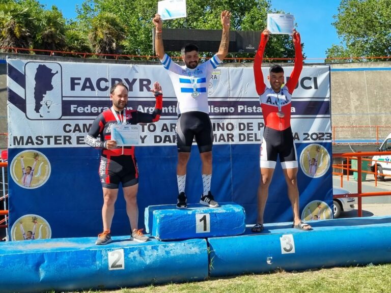 Argentino de Ciclismo: Luis Figueroa logrò la medalla de Plata en vueltas puntables