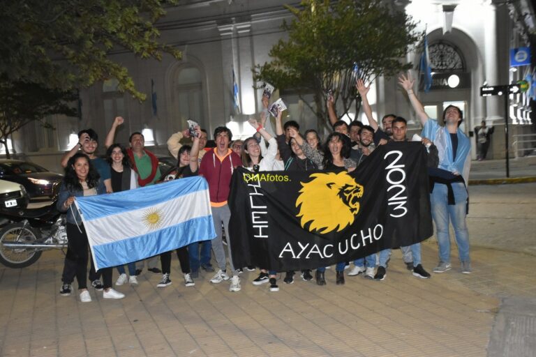 Balotaje: Los festejos en Ayacucho