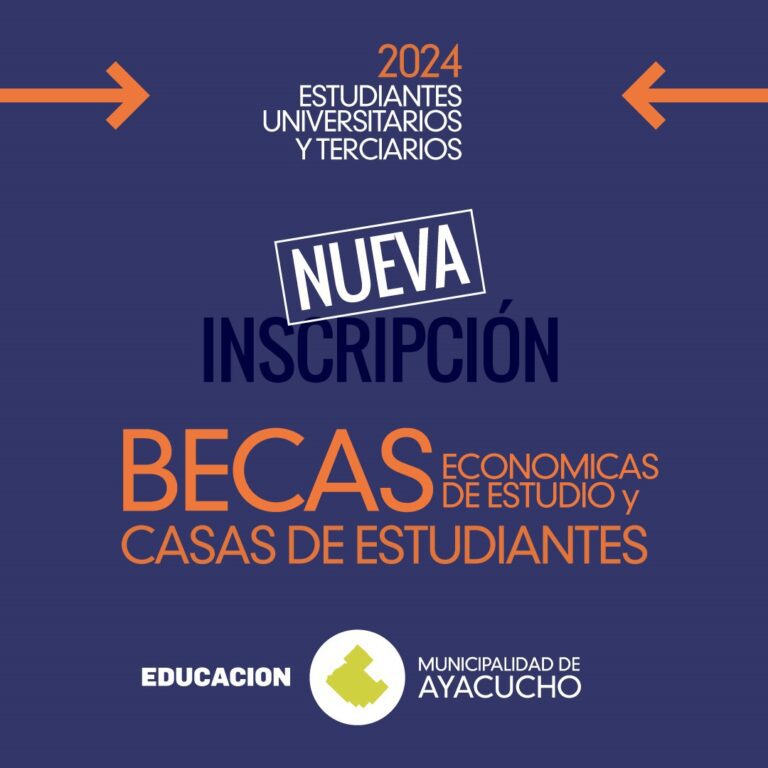 Abierta la inscripción a becas de estudio y casas de estudiantes