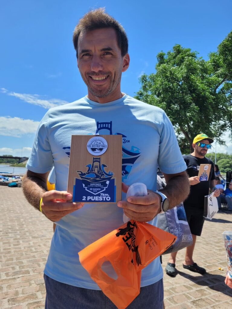 Travesía Náutica: Excelente actuación de Emilio Amicarelli en aguas del río Quequén