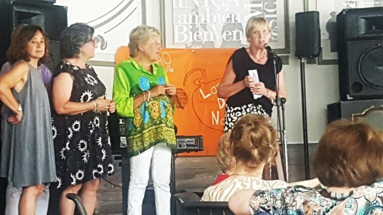 Se lucieron «Las Abuelas de la Nada» en céntrica confiteria