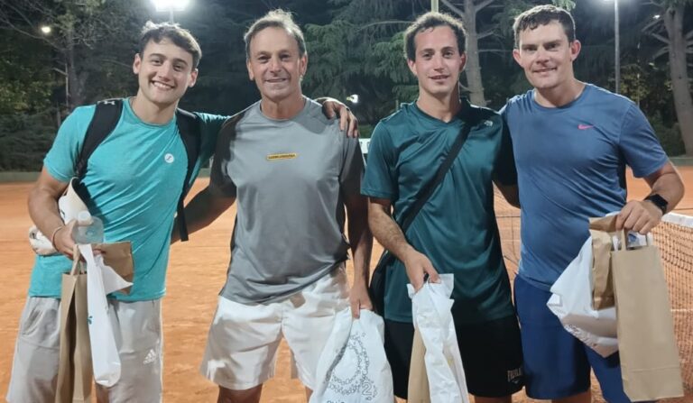Tenis en el CECU: Los Milloc en el dobles de 4ta y 5ta