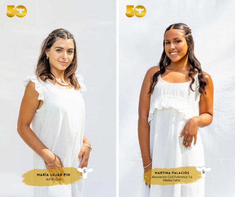 Fiesta del Ternero: Aspirantes María Luján Pin y Martina Palacios