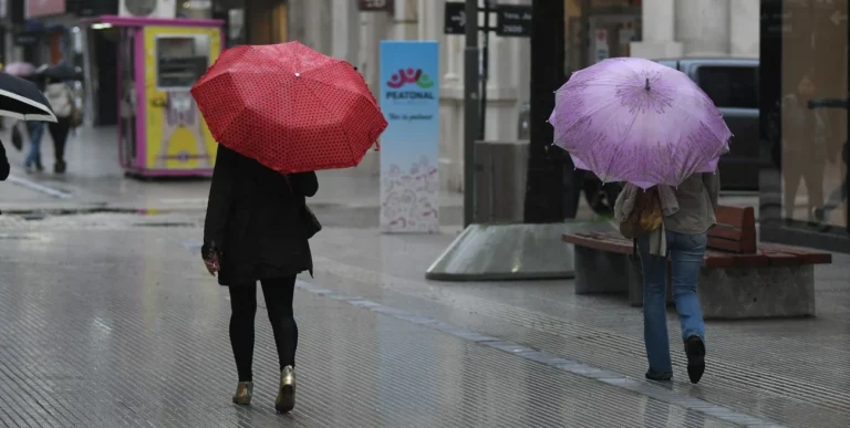 Lluvia caída en la ciudad