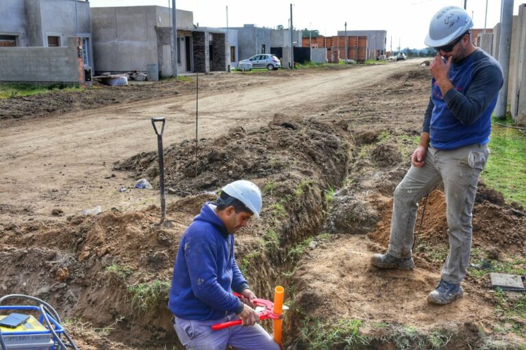 Quedó habilitado el servicio de gas en barrio Santa Teresita