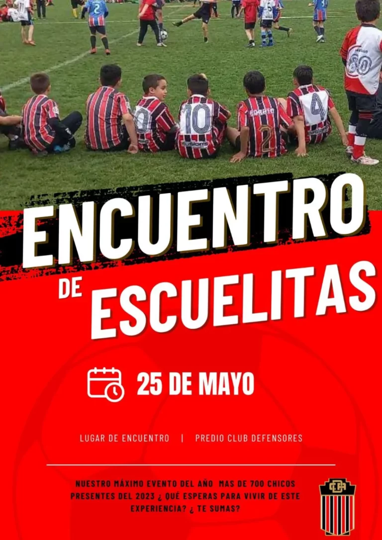 Fútbol: Jornada de escuelitas en el club Defensores