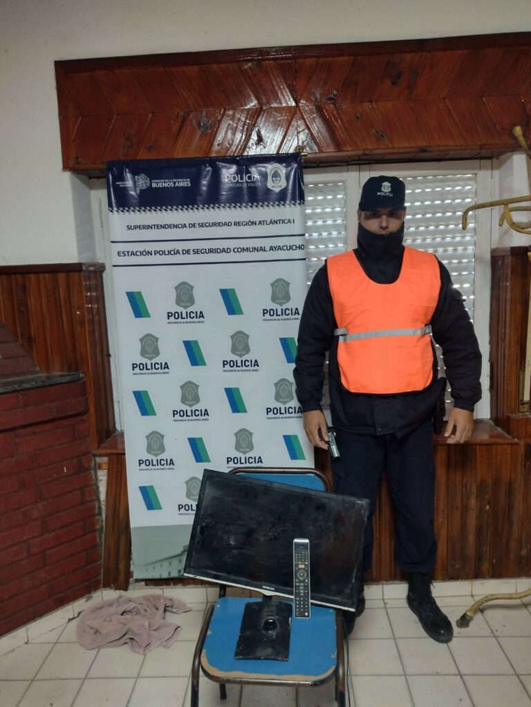 Prensa de Policía Comunal… TV recuperadas y otros procedimientos