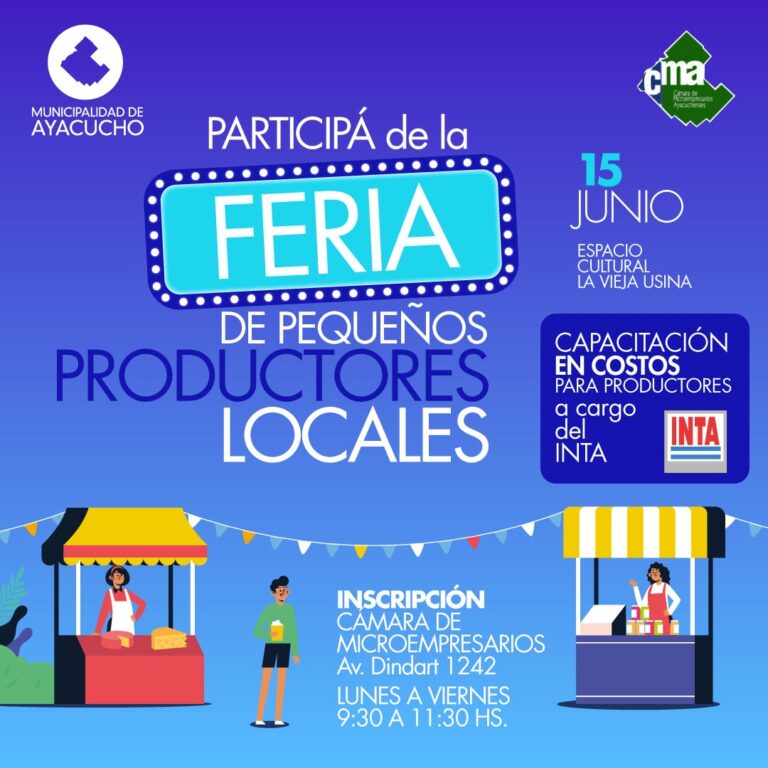 Pre inscripción a la feria de pequeños productores locales