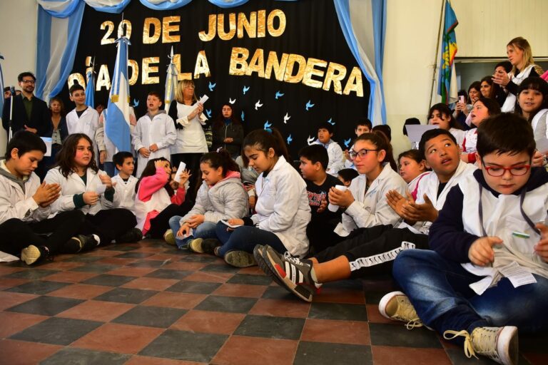 Acto oficial y promesa a la bandera