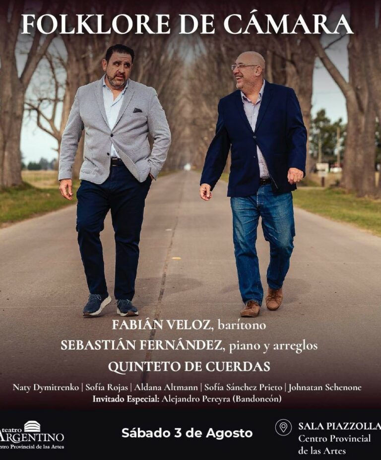 Teatro Argentino de La Plata: Concierto “Folklore de Cámara” con dos ayacuchenses !!!