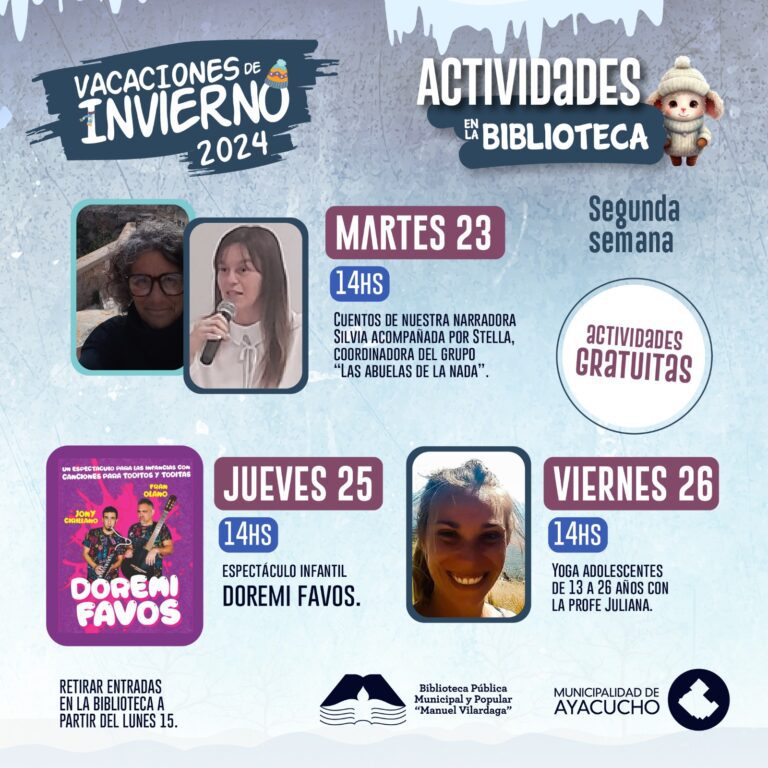 Agenda para el último fin de semana de Vacaciones de Invierno