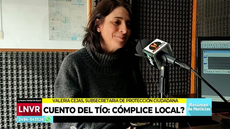 VIDEO “Cuento del Tío” en Rauch: Valeria Cejas alertó a la población y advirtió que los delincuentes tendrían un cómplice local