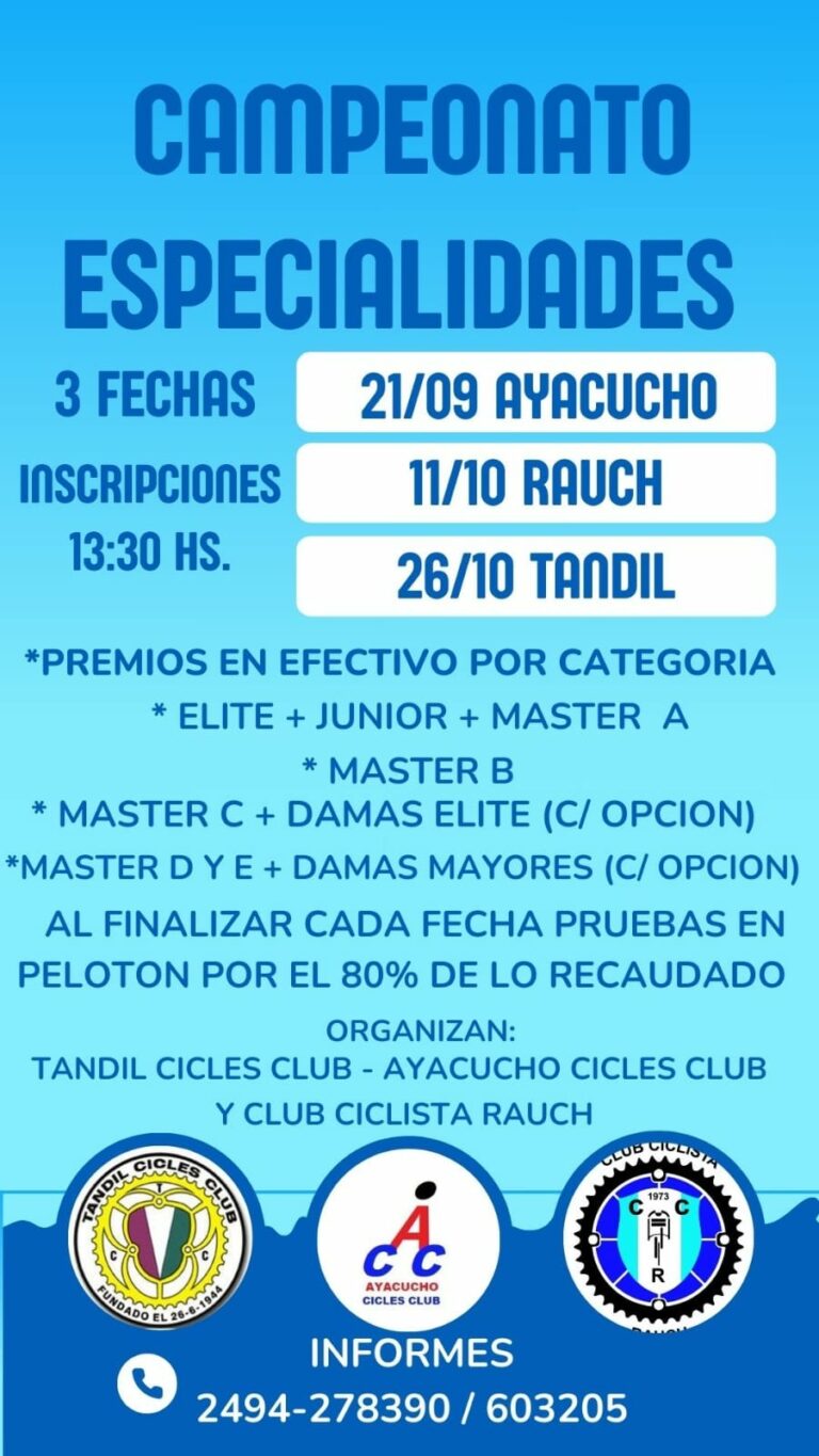 Habrá ciclismo en la pista: El sábado se inicia torneo