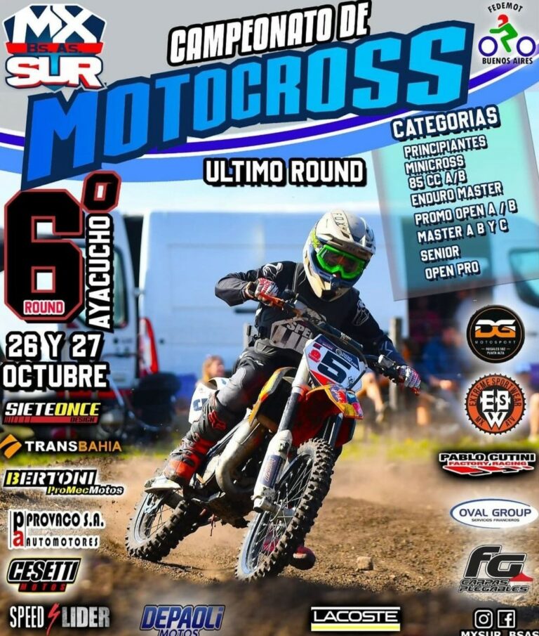 MX Sur: Motocross en Ayacucho, este finde