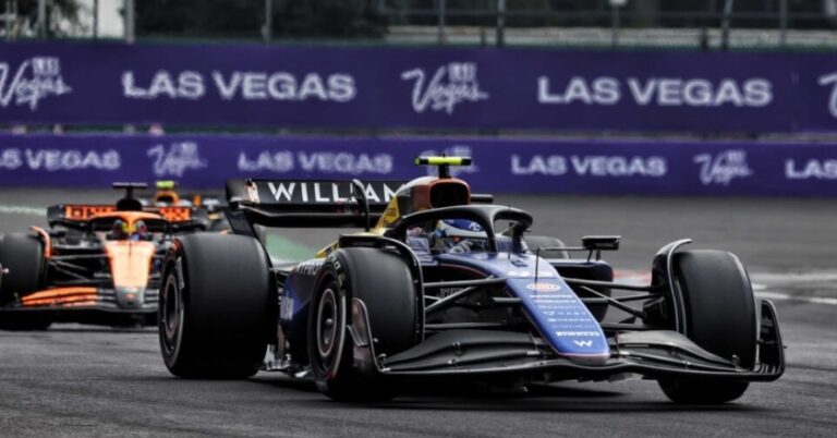 F1: Esforzada carrera de Franco Colapinto en México