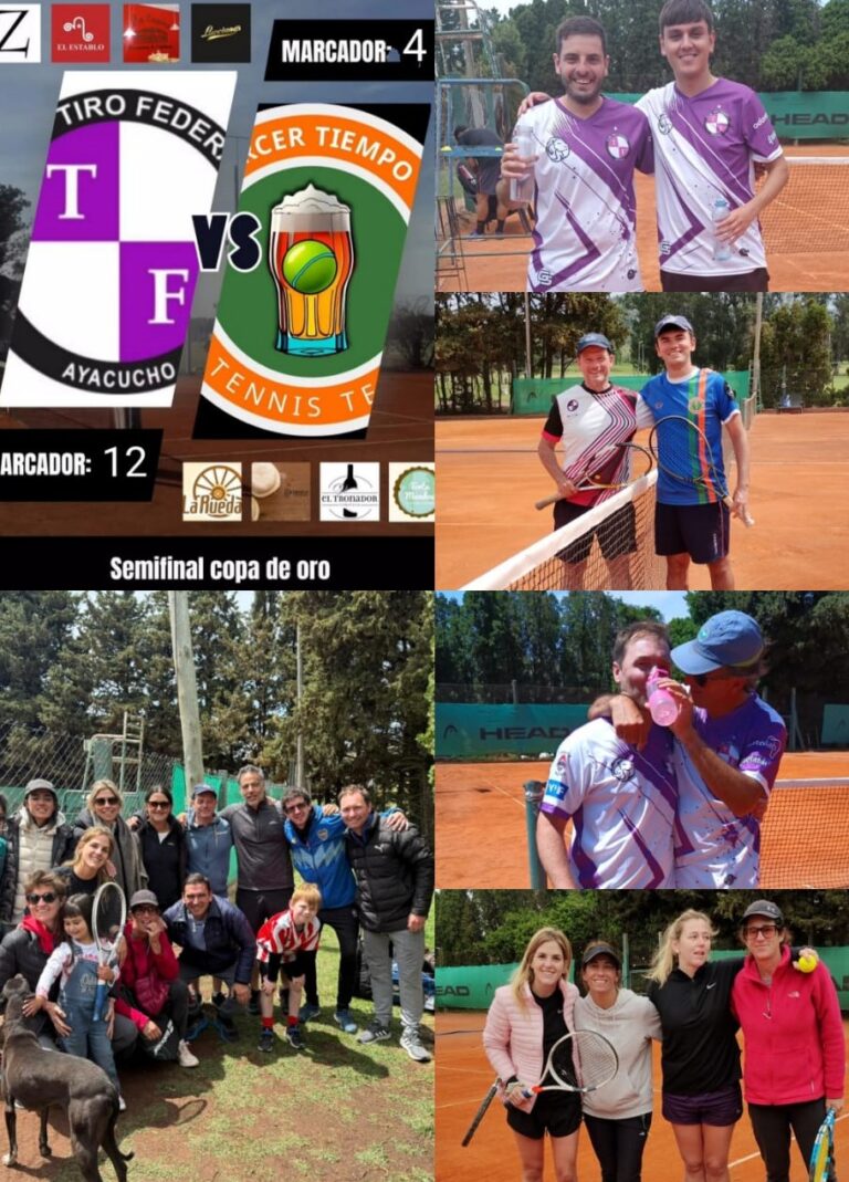 Tenis Regional: Tiro Federal a la final de la copa de Oro de Interclubes