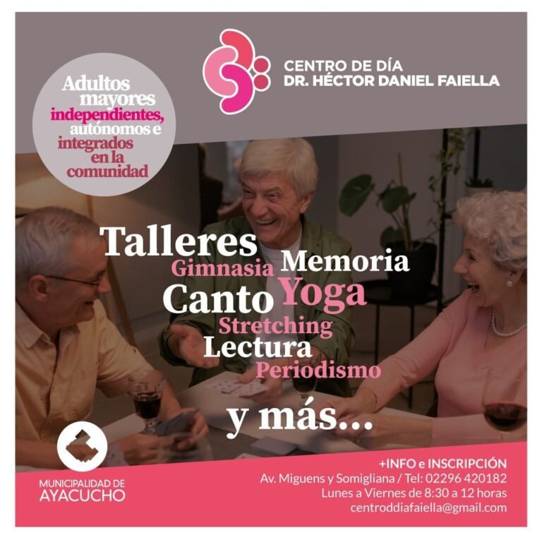 Inscripción Centro de Día adultos mayores
