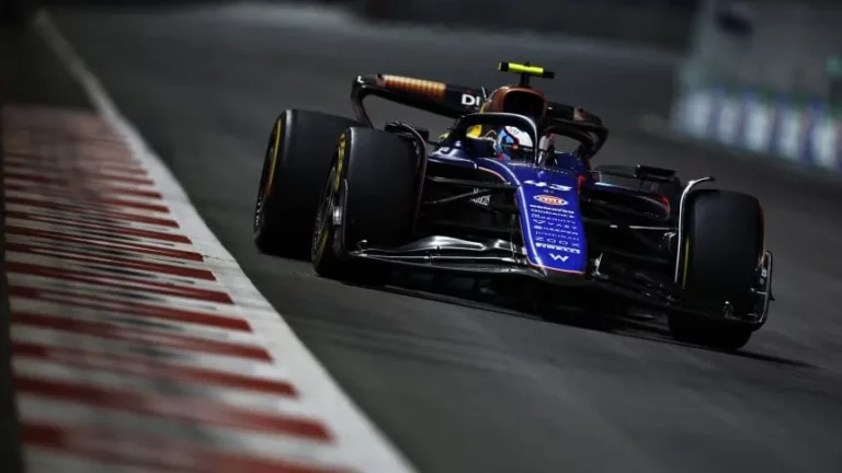 Colapinto terminó 18° en su segunda práctica libre en el GP de Las Vegas de Fórmula 1