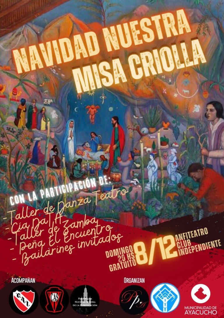 Se presenta el espectáculo Navidad Nuestra y Misa Criolla