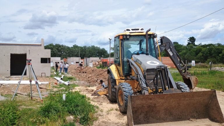 Avance de obra en las 66 viviendas del barrio La Feria