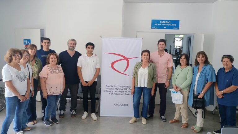 Valioso aporte de la Cooperadora a la sala de rehabilitación del Hospital Municipal