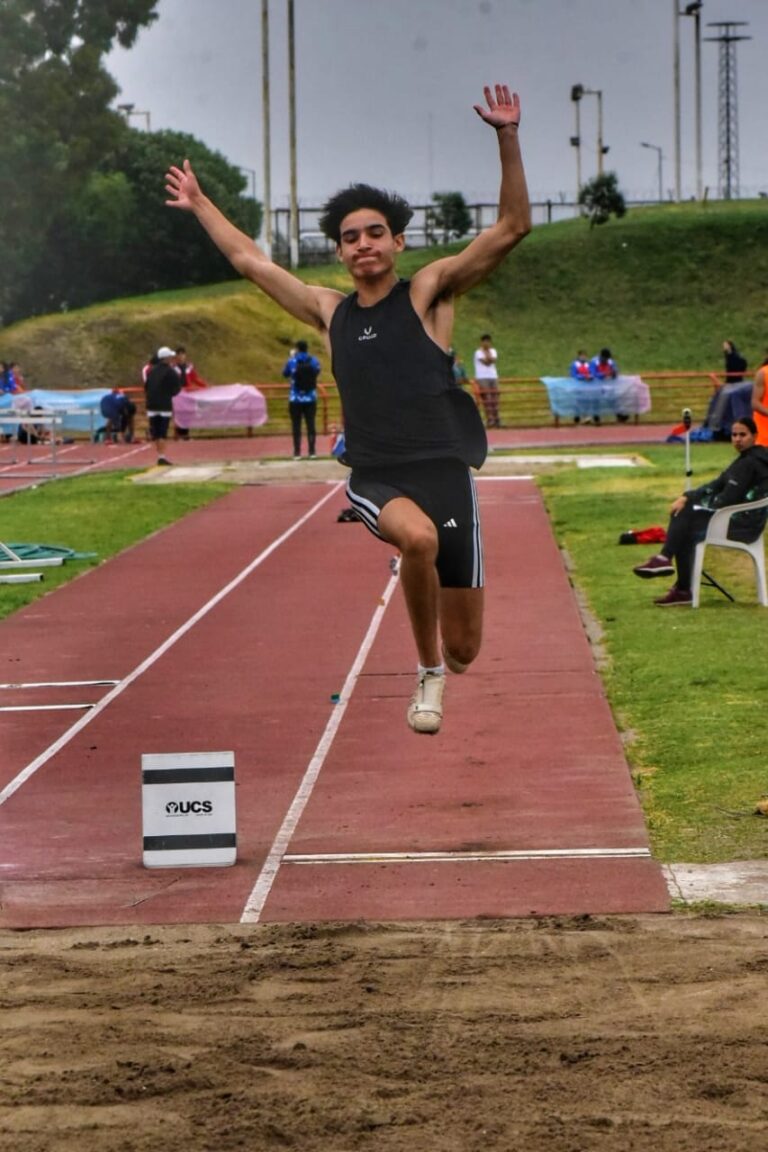 Sudamericano U18 en San Luis: Juanse Martinez logró el 4to sitio en el salto en largo