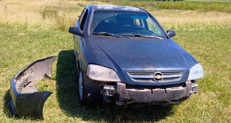 Robaron dos vehículos en San Manuel, se accidentaron y fueron detenidos en Ayacucho