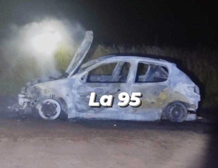 Llamado de bomberos: Incendio de un automóvil