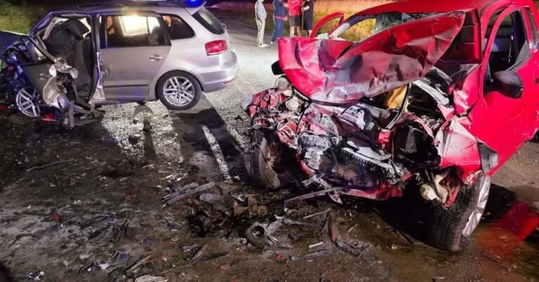 Fatal accidente en Belgrano: dos muertos y seis heridos tras un choque frontal en la ruta 29