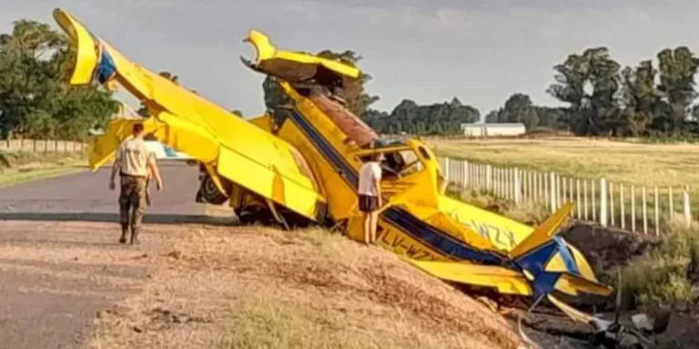 Francisco Altuna, ex piloto de TC, sufrió un accidente aéreo cerca de Lobería