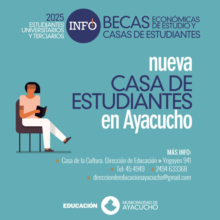 Becas de estudio y casas de estudiantes 2025