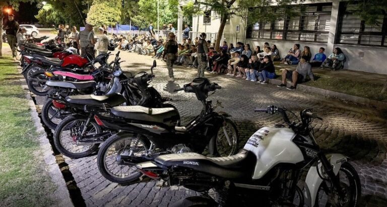 San Nicolás: operativo inédito dejó 113 motos y 11 autos secuestrados en pocas horas