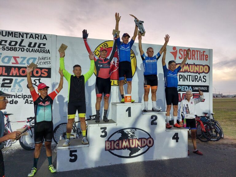 Ciclismo en Azul: Miguel Vargas fue 5to en la divisional «D»
