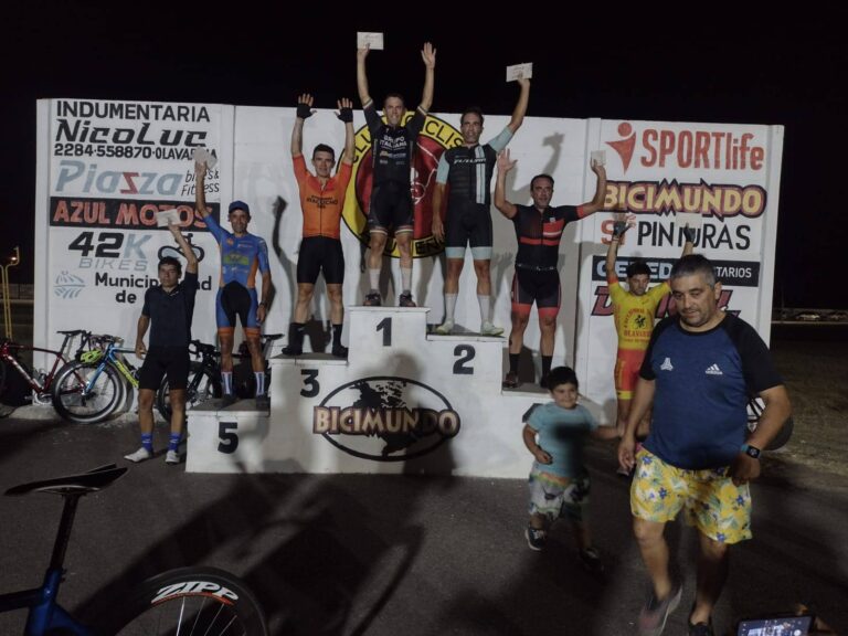 Ciclismo en Azul: Fabián Amoz se quedó con la prueba de Master «C»