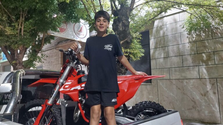 Un Indio en el Argentino de Motocross y con fierro nuevo