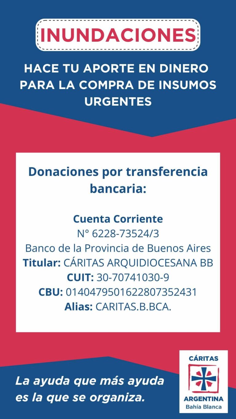 La parroquia informa: Se publican las cuentas para colaborar a Caritas