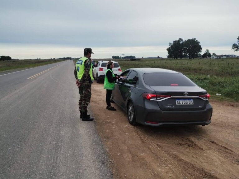 Operativos de control vehicular en rutas
