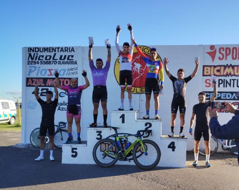 Ciclismo: Brillante paso de ciclistas locales por Azul y Rauch