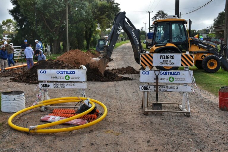 Red de gas: Etapa final de la obra de ampliación y refuerzo