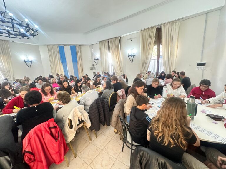 Gran convocatoria en el tradicional Bingo del club de Leones