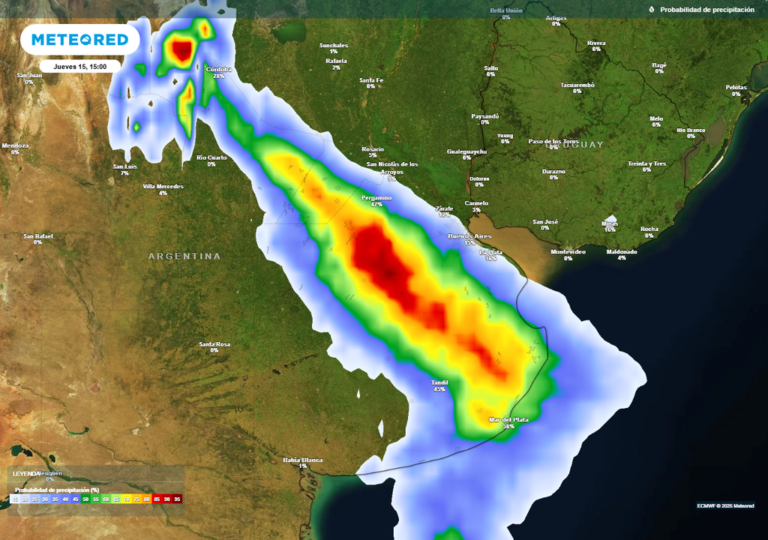 Se anuncian días con lluvias en provincia de Buenos Aires