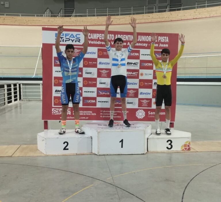 Ciclismo en San Juan: Lucas Jaime es Campeón Argentino de Velocidad