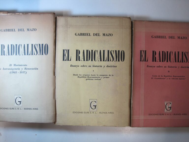 Gabriel del Mazo, la memoria del radicalismo