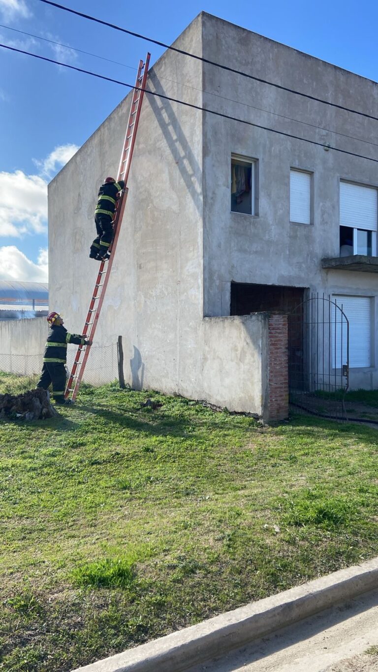 Llamado de Bomberos: Incendio en una vivienda