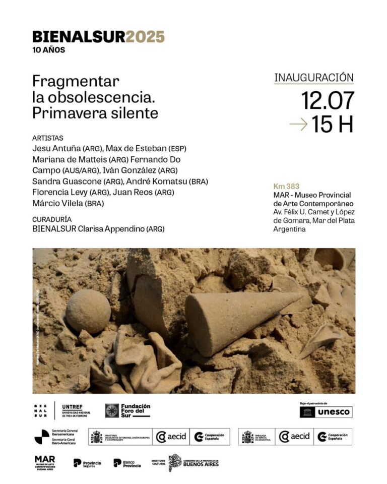 Se inaugura Fragmentar  la Obsolescencia, Primavera Silente en Mar del Plata 