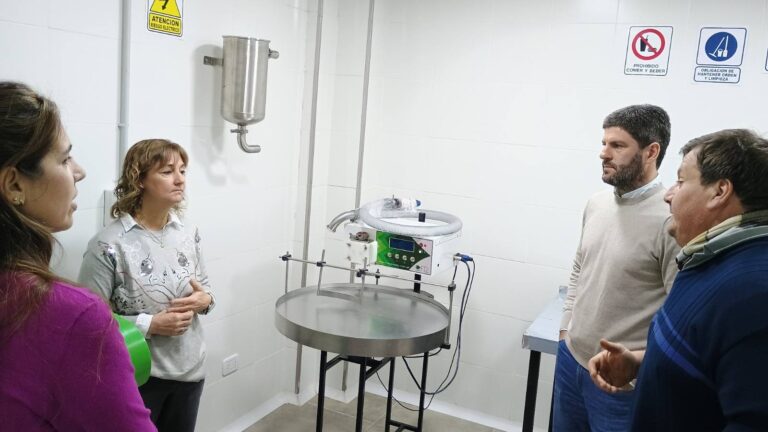 Puesta final de la sala de fraccionamiento de miel