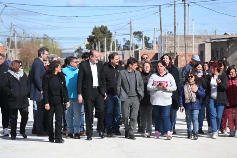 Bahía Blanca: tras el veto a la emergencia, Kicillof recorrió las obras a casi seis meses de la inundación
