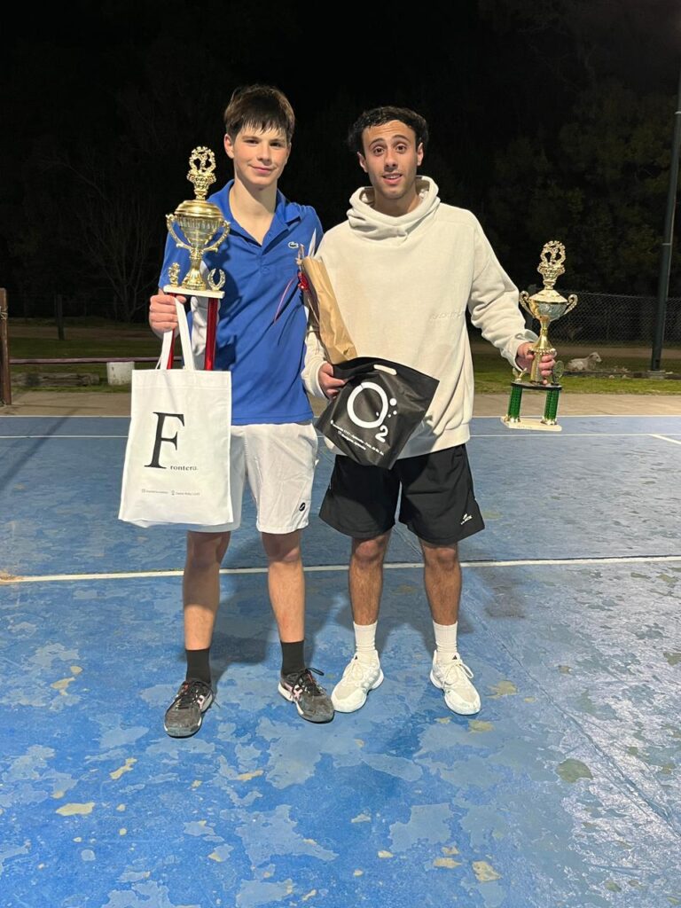 Tenis:  Alcorta y Recalt fueron campeones en el Tiro