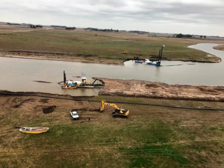 El Gobierno le prometió al campo avanzar con las obras de dragado en el Río Salado
